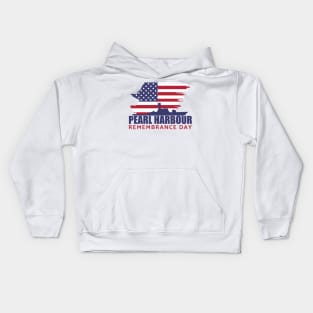 Pearl harbour, rememberance day Kids Hoodie